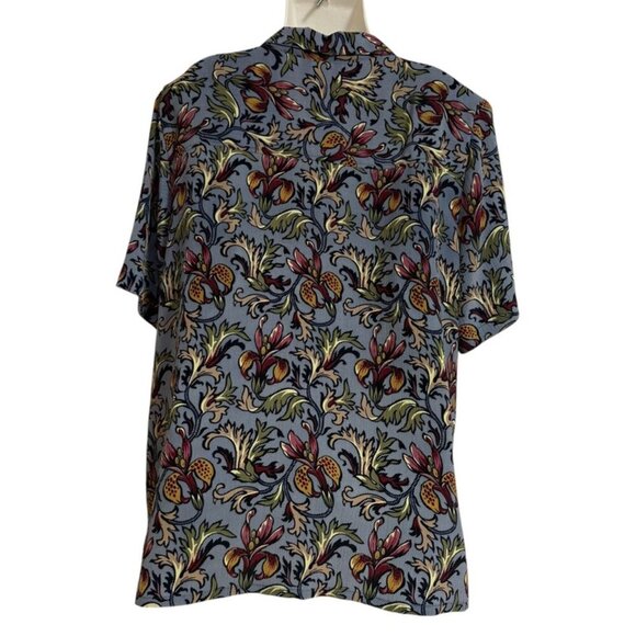 Donnkenny Women  SZ 2X Blouse Vines Leaves Goblincore Casual - Picture 2 of 5